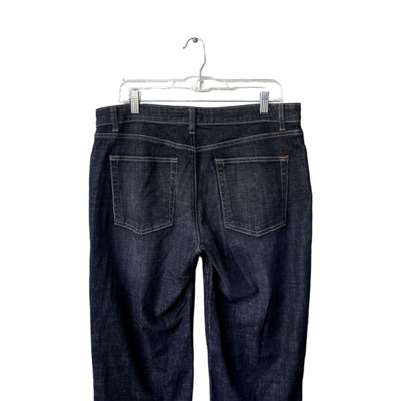Eileen Fisher Womens Jeans Size 10 Black Stretch Mid-Rise Straight Leg Jean - Picture 5 of 8